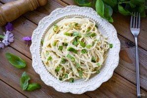 Паста с лимоном и сливками Паста с лимоном и сливками