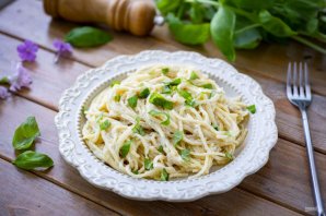 Паста с лимоном и сливками Паста с лимоном и сливками