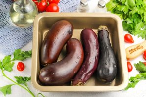 Печеные баклажаны на зиму