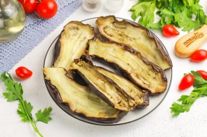 Печеные баклажаны на зиму