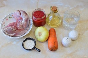 Подлив из свинины