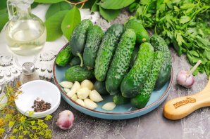 Рецепт малосольных огурцов на зиму Рецепт малосольных огурцов на зиму