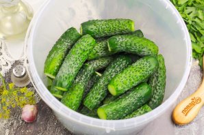 Рецепт малосольных огурцов на зиму