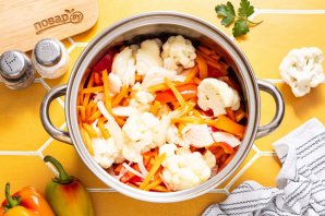 Салат из цветной капусты на зиму