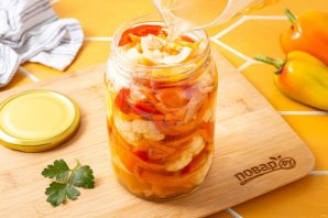 Салат из цветной капусты на зиму