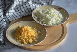 Салат "Мимоза" с крабовыми палочками