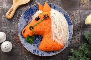 Салат "Золотая лошадь" Салат "Золотая лошадь"