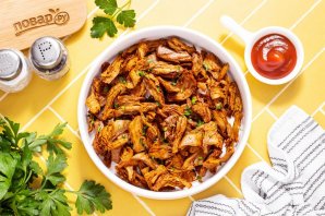 Соевое мясо в аэрогриле