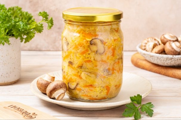 Солянка с шампиньонами на зиму Солянка с шампиньонами на зиму