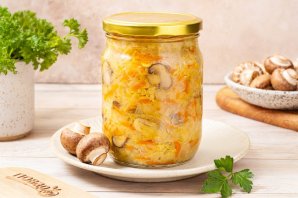 Солянка с шампиньонами на зиму Солянка с шампиньонами на зиму