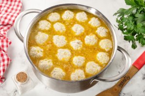 Суп с фрикадельками Суп с фрикадельками