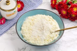 Творожная запеканка без яиц