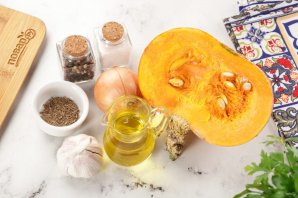 Тыква на сковороде