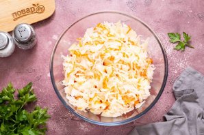 Винегрет с квашеной капустой