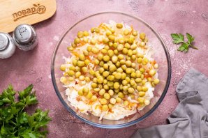 Винегрет с квашеной капустой