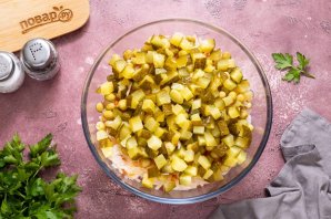 Винегрет с квашеной капустой