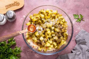 Винегрет с квашеной капустой