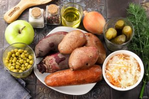 Винегрет с зелёным яблоком Винегрет с зелёным яблоком