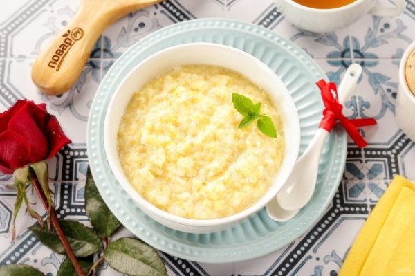 Кукурузная каша на молоке в мультиварке