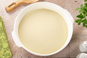 Заливной пирог с капустой