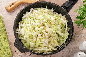 Заливной пирог с капустой