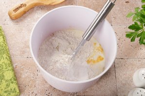 Заливной пирог с капустой