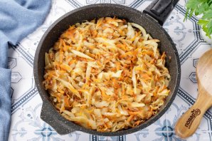 Заливной пирог с капустой на кефире