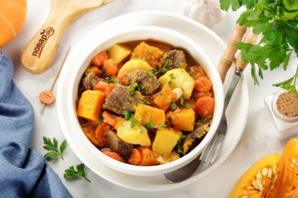 Жаркое с тыквой Жаркое с тыквой