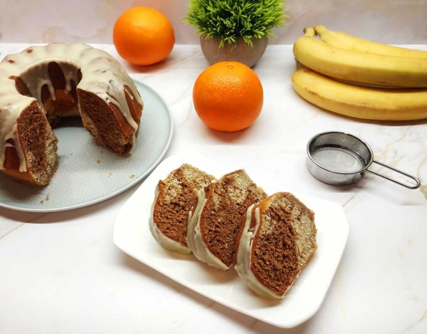 Шоколадно-банановый кекс Шоколадно-банановый кекс