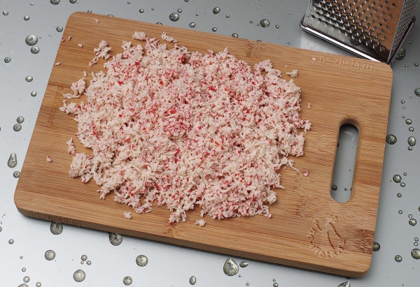 Рулет из лаваша с крабовыми палочками