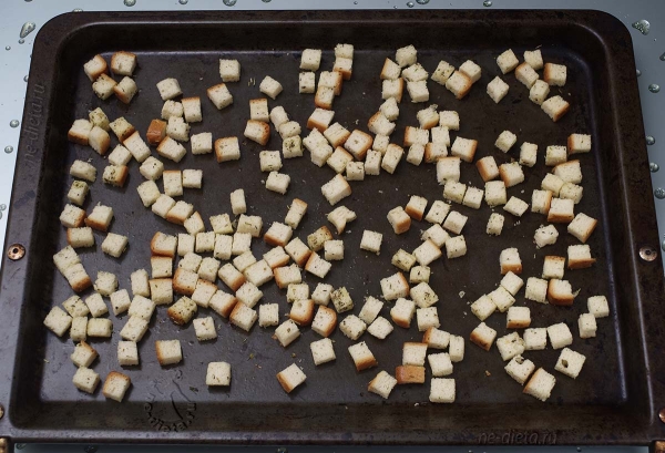 Салат «Цезарь» с креветками