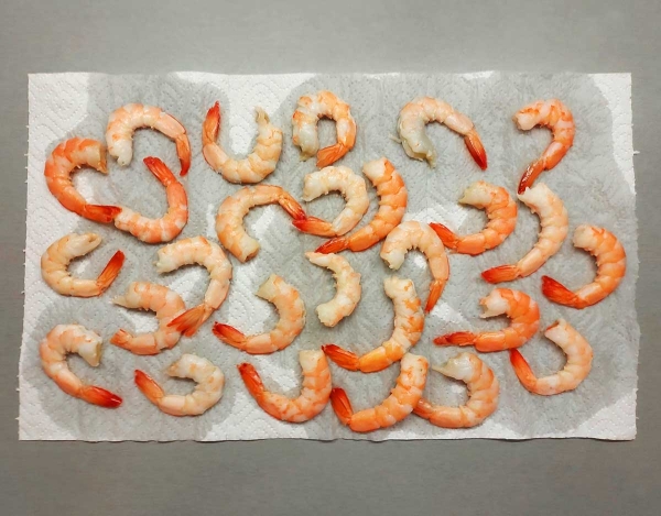 Салат «Цезарь» с креветками