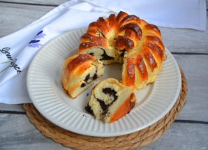 Булочка "Улитка" с маком Булочка "Улитка" с маком