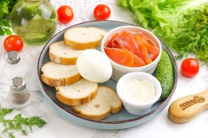 Бутерброды с красной рыбой Бутерброды с красной рыбой