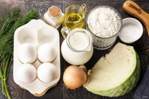 Быстрый капустный пирог Быстрый капустный пирог