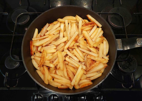 Жареная картошка с грибами