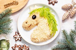 Фруктовый салат на Новый год Лошади