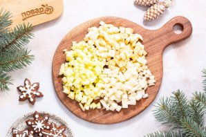 Фруктовый салат на Новый год Лошади