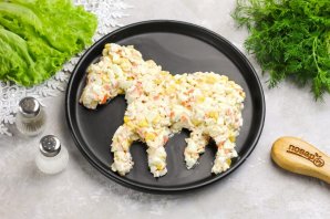 Крабовый салат "Белая лошадь" Крабовый салат "Белая лошадь"