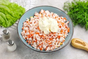 Крабовый салат "Белая лошадь" Крабовый салат "Белая лошадь"