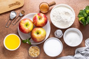 Маффины с яблоками