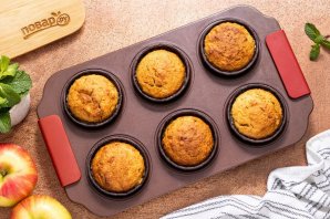 Маффины с яблоками