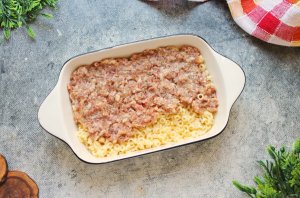 Макаронная запеканка с фаршем Макаронная запеканка с фаршем