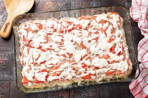 "Мясо по-французски" из куриного фарша "Мясо по-французски" из куриного фарша