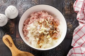 "Мясо по-французски" из куриного фарша "Мясо по-французски" из куриного фарша