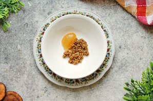 Новогодний салат с креветками