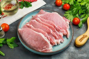 Отбивные из свинины в кляре