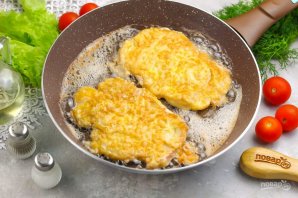 Отбивные с помидорами