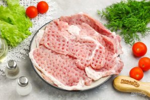 Отбивные с помидорами