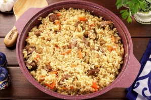 Рассыпчатый плов с говядиной